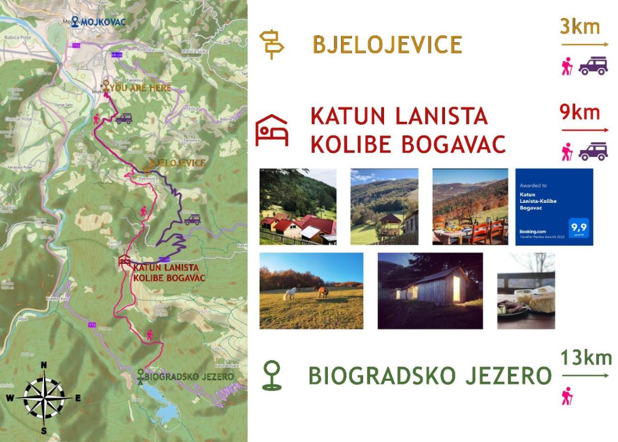 Katun Lanista-Kolibe Bogavac Villa Mojkovac Kültér fotó